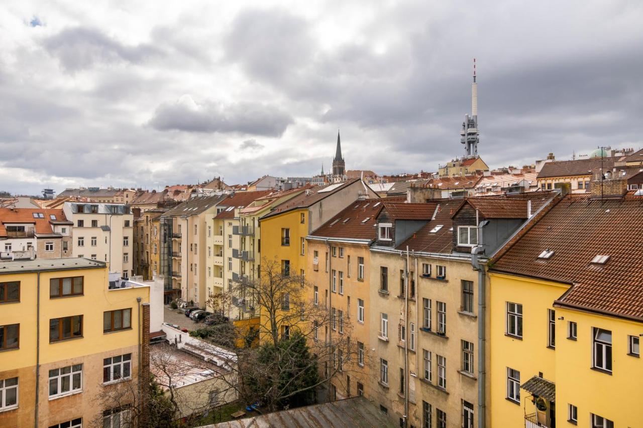 Prague Days - Premium Loft W Terrace - View - Netflix - Ac Lägenhet Exteriör bild